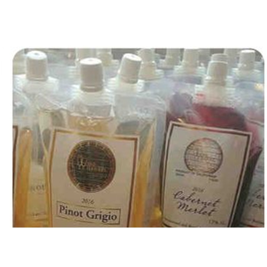 Paper Stand Up Pouch with Full Rectangle Window product photograph